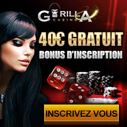 40€ gratuits Bonus sans dépot
